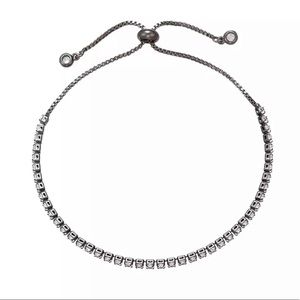 Gunmetal Tennis Bracelet (Friendship Style)